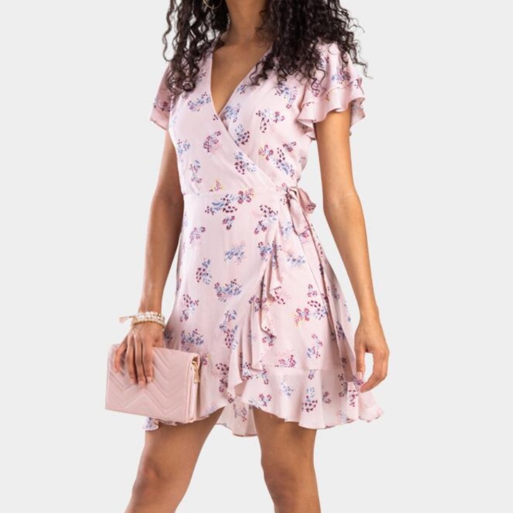 💐 Francescas Sara Floral Wrap Dress 💐